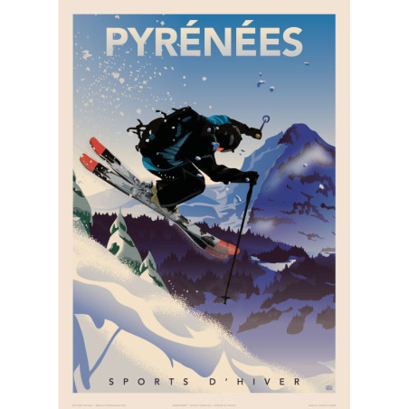 PYRENEES - Sports d'hiver  ( SKI )