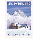 Pyrénées , l'Hôtel du Pourtalet