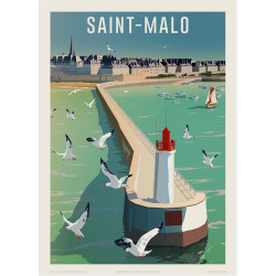 Saint-Malo , le Môle des Noires