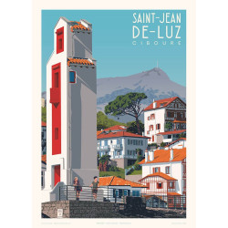Affiche Saint Jean de Luz - Ciboure