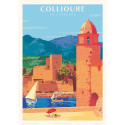 Affiche Collioure , la catalane