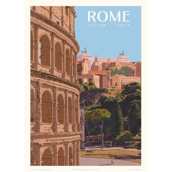 Affiche Rome , Latium - Italie