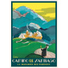 Affiche CAMINO DE SANTIAGO - La traversée des Pyrénées