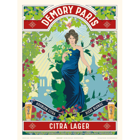 Citra Lager - Bières Demory Paris