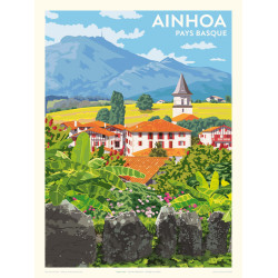 Affiche Ainhoa - Pays basque