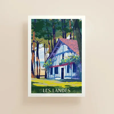 Affiche les Landes