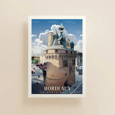 Affiche Bordeaux, la Porte Cailhau