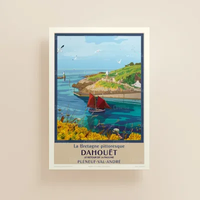 Affiche Dahouêt, La Pauline - Pléneuf-Val-André