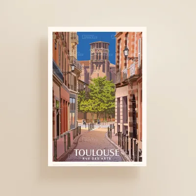 Affiche Toulouse, Couvent des Jacobins