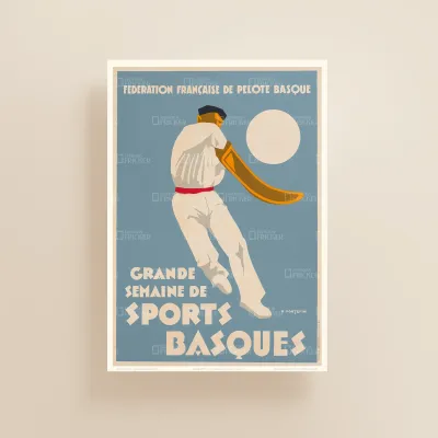 Affiche Grande semaine de sports basques