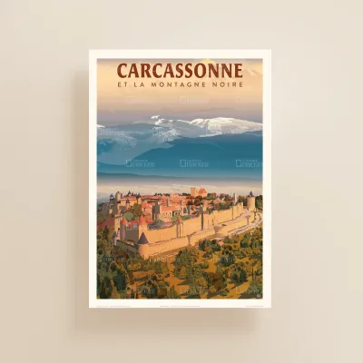 Affiche Carcassonne, la Montagne Noire